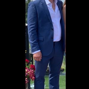 Blue RE&CO. Slim Fit Suit